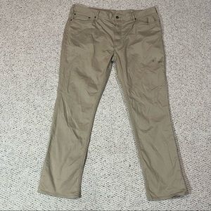 Polo Ralph Lauren Mens Chino Pants Gray Size 40X32 Straight Fit Stretch